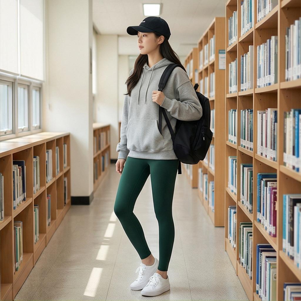 회색 후드 티셔츠: 자연스러운 데일리 스타일