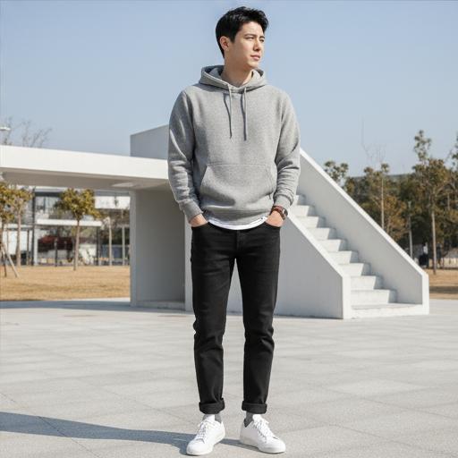 니트 후드: 편안하면서도 스타일리시한 캐주얼 룩