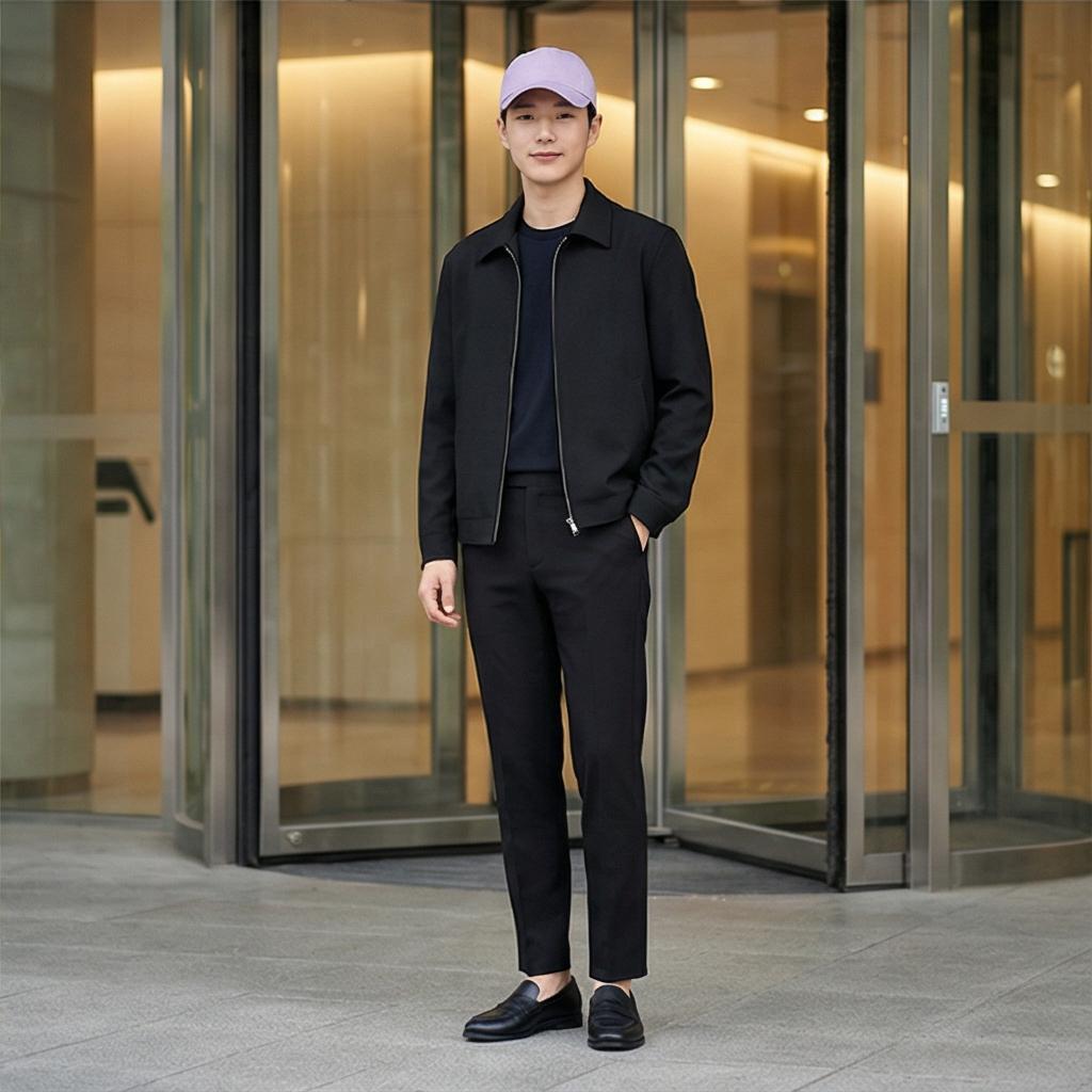 검정색 자켓과 코트: 세련된 믹스매치 스타일