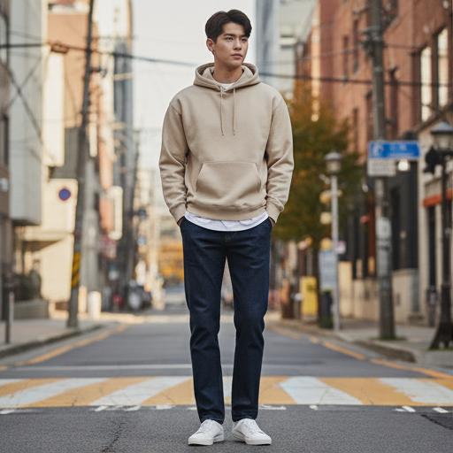 진청 데님 팬츠: 실패 없는 가장 기본적인 데일리룩