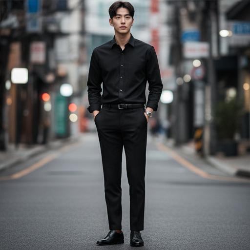 검정 슬랙스: 시크하고 도시적인 올블랙 코디