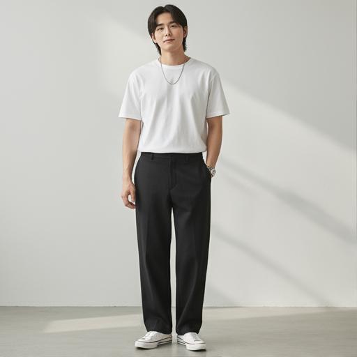 흰색 티셔츠: 실패 없는 데일리룩