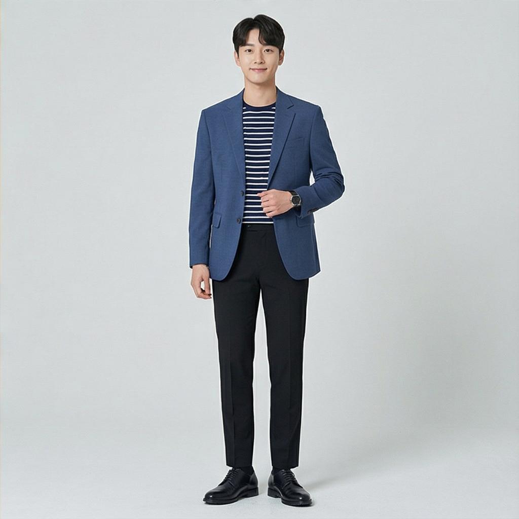 검정 슬랙스: 깔끔한 출근 스타일