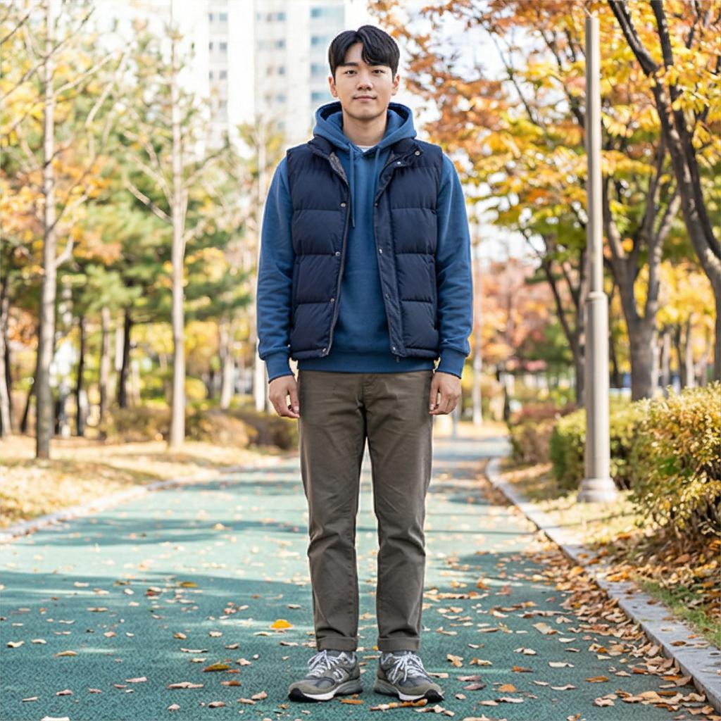 패딩 조끼: 활동적인 간절기 데일리 스타일