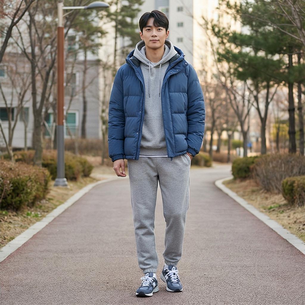 회색 트레이닝 팬츠: 편안한 원마일 웨어