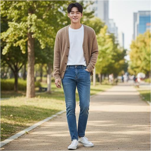 흰색 티셔츠와 청바지: 실패 없는 주말 데일리 룩