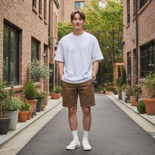 흰색 오버핏 티셔츠: 편안한 주말 데일리룩