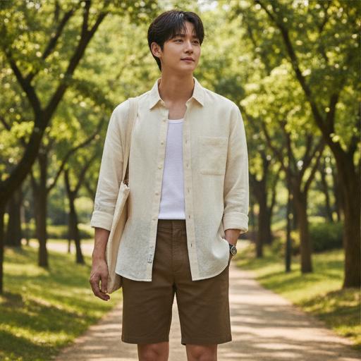 린넨 셔츠: 시원하고 멋스러운 데이트룩