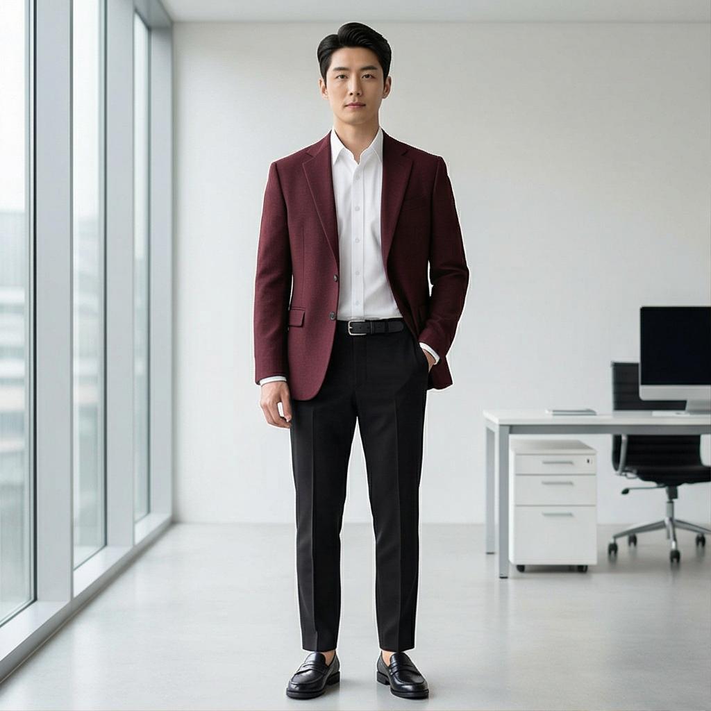 검정 슬랙스: 단정한 오피스 스타일