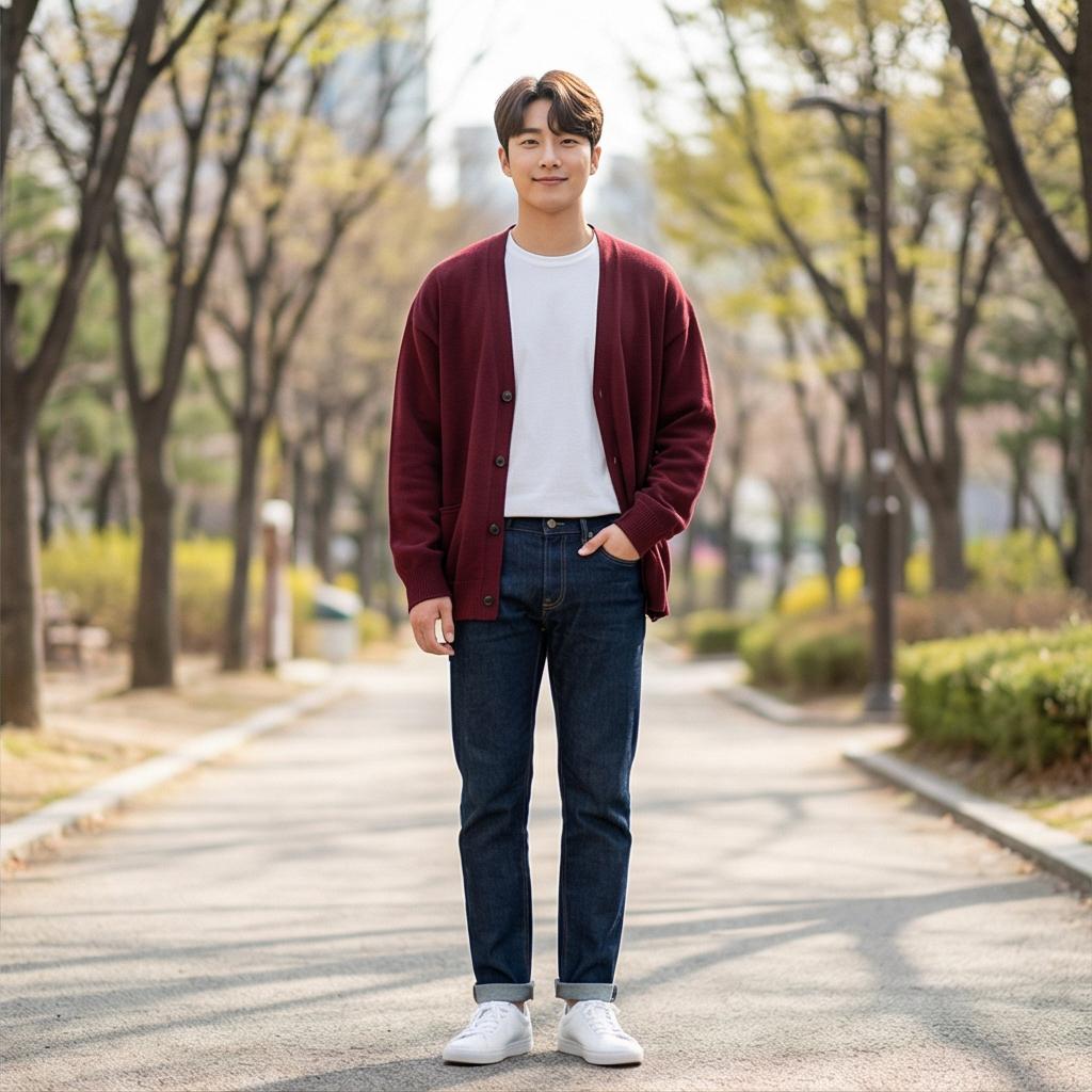 흰색 티셔츠와 청바지: 편안한 위켄드 스타일