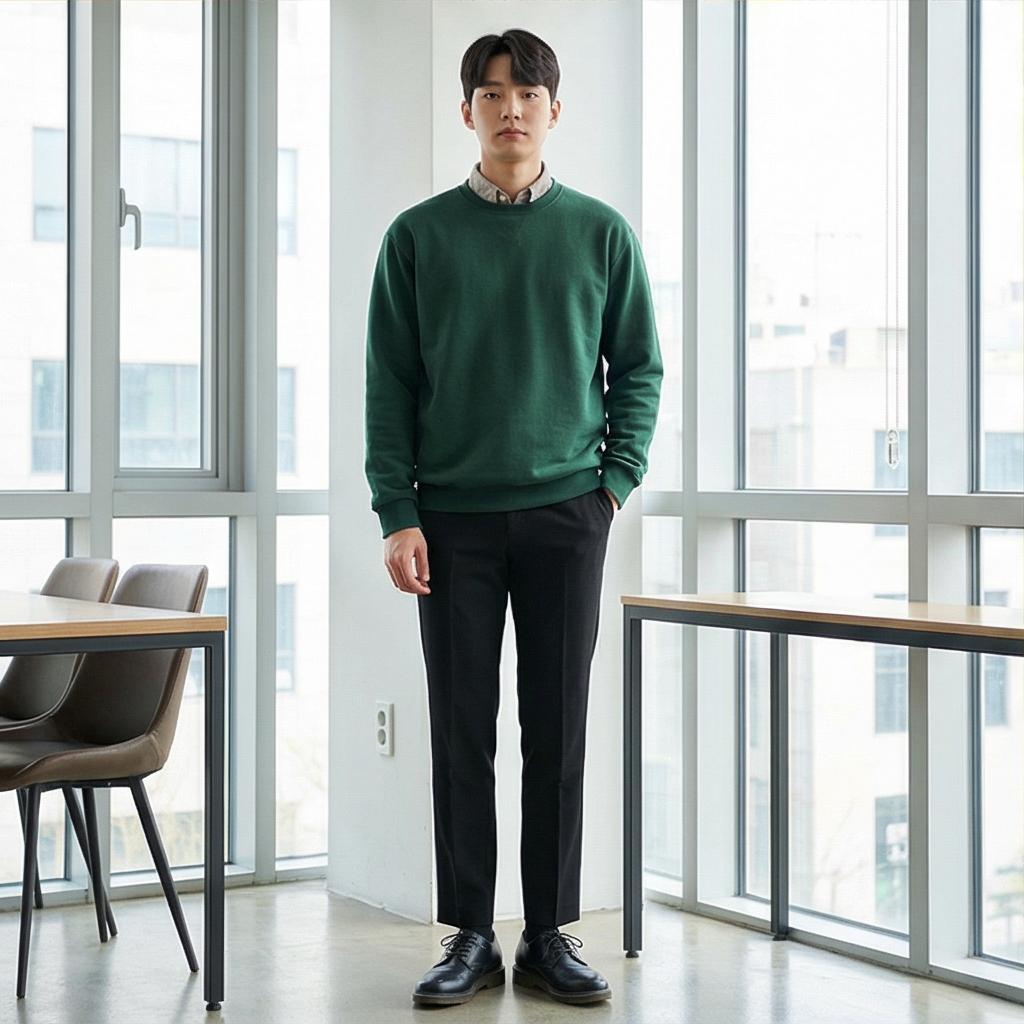 검은색 슬랙스: 깔끔한 비즈니스 캐주얼 스타일