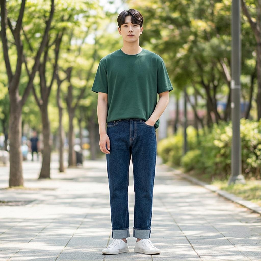 진청 데님 팬츠 : 실패 없는 데일리룩