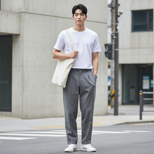 흰색 티셔츠: 실패 없는 기본 데일리룩