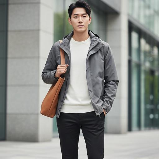 검정 슬랙스: 깔끔한 출근룩