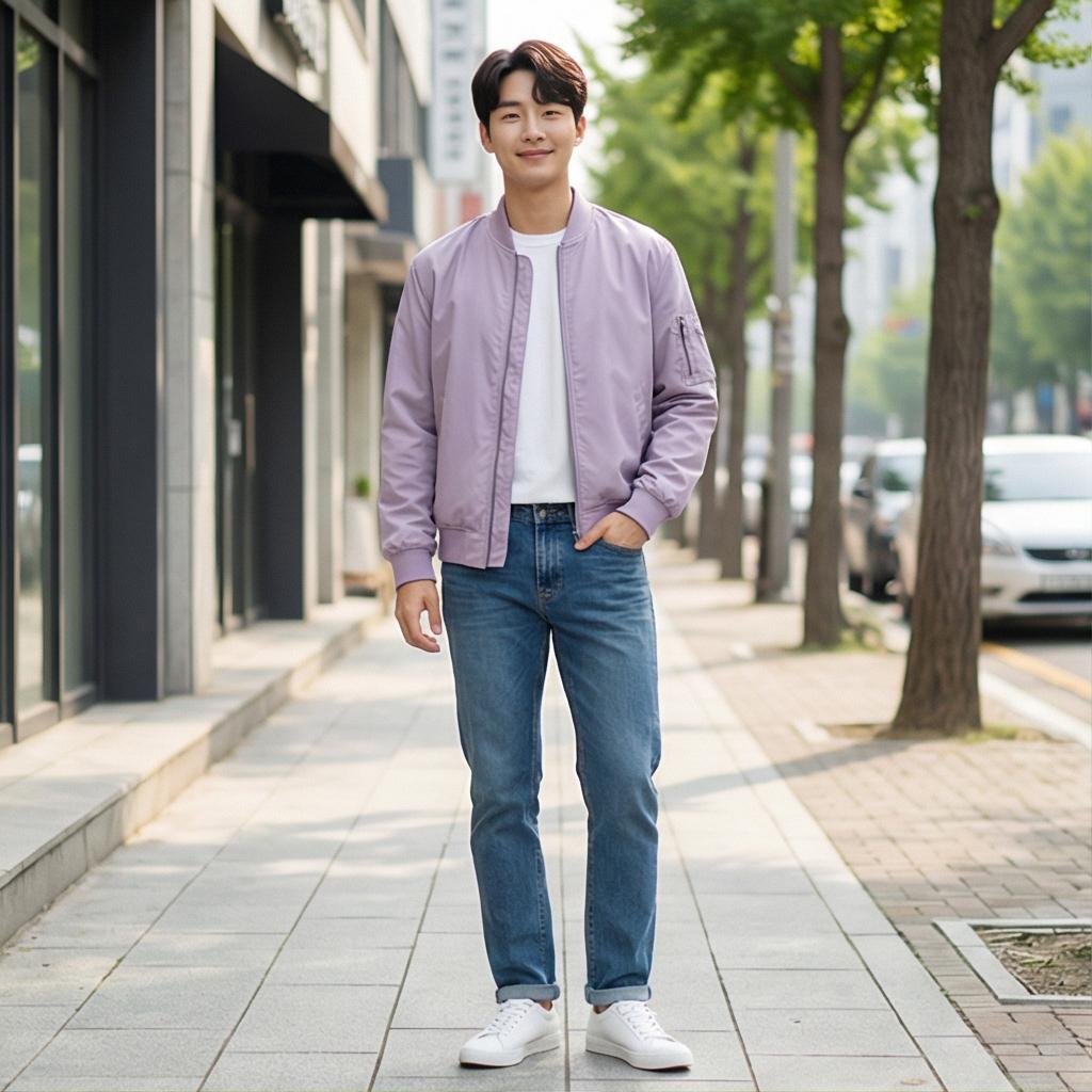 흰색 티셔츠와 청바지: 편안한 주말 나들이 룩