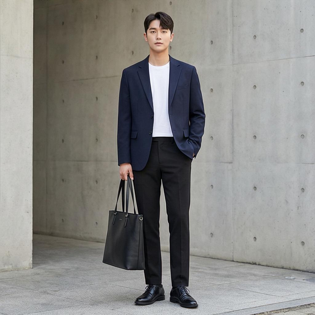 화이트 티셔츠: 미니멀 룩