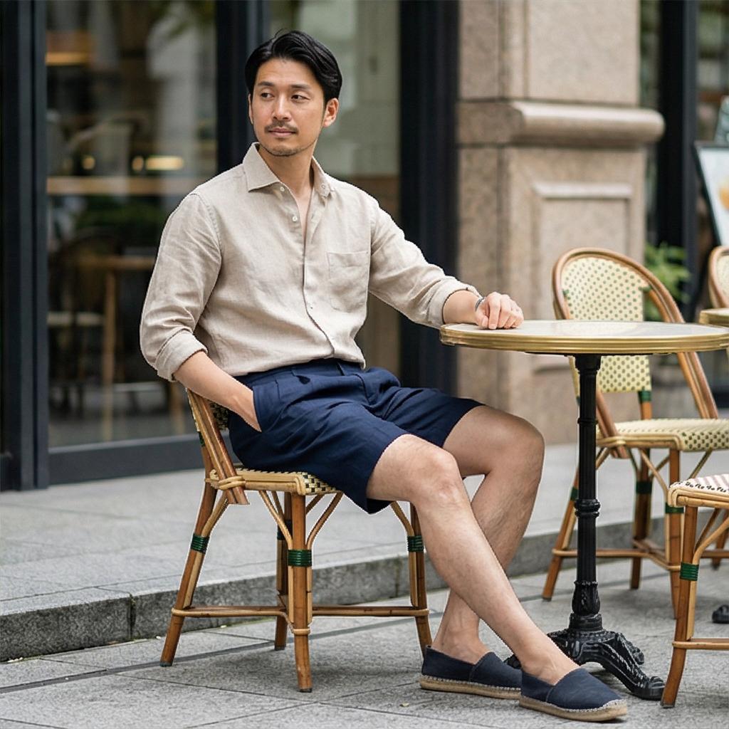 베이지 린넨 셔츠: 시원하고 멋스러운 데이트룩