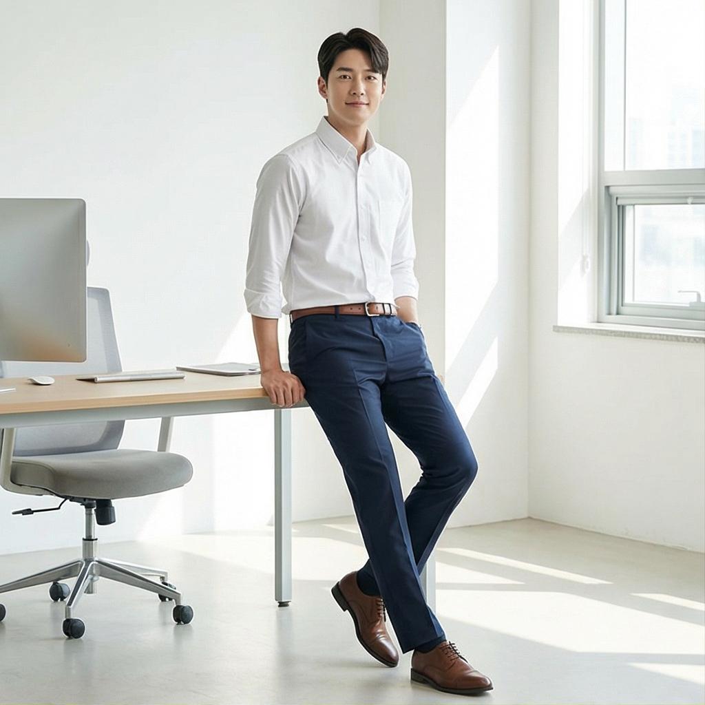 흰색 셔츠: 깔끔한 출근룩 스타일