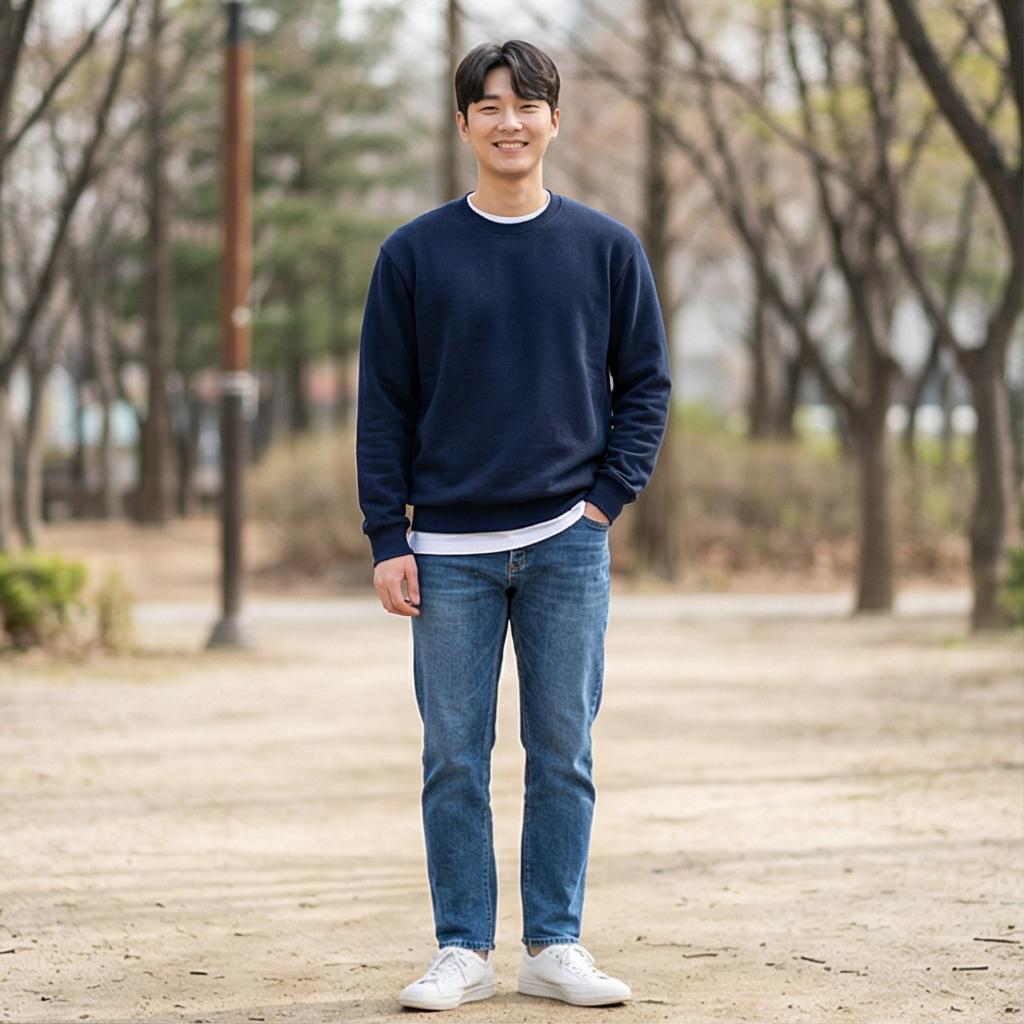 중청 데님 팬츠: 실패 없는 주말 나들이 룩