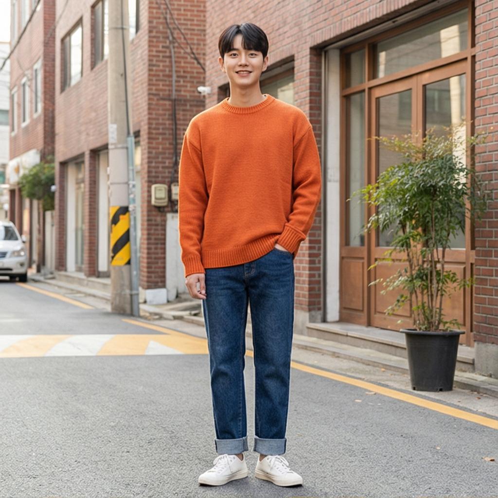 진청 데님 팬츠: 실패 없는 주말 나들이 룩