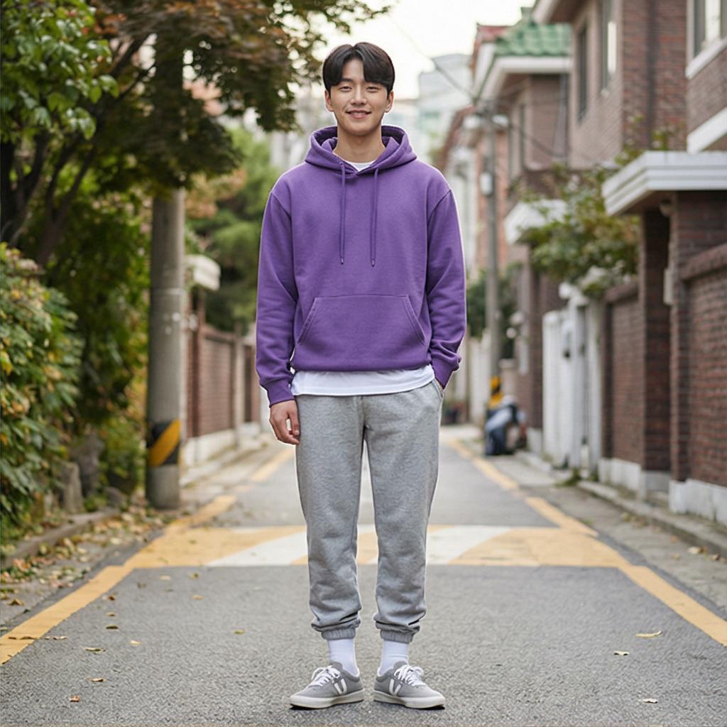 회색 트레이닝 팬츠: 편안한 원마일웨어