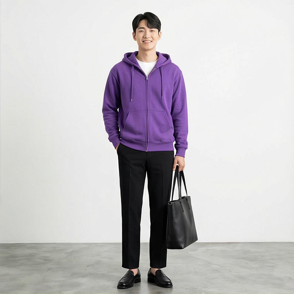 검정색 슬랙스: 단정한 나들이 룩