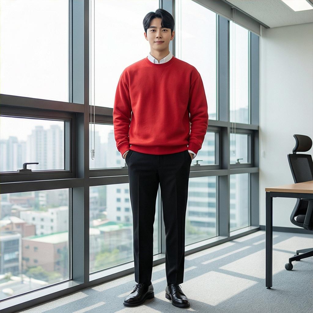 블랙 슬랙스: 세련된 비즈니스 캐주얼 룩