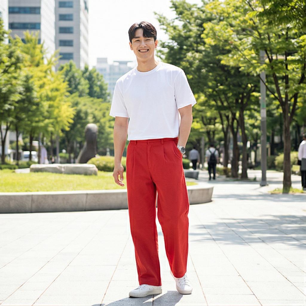 흰색 무지 티셔츠: 실패 없는 깔끔한 데일리룩