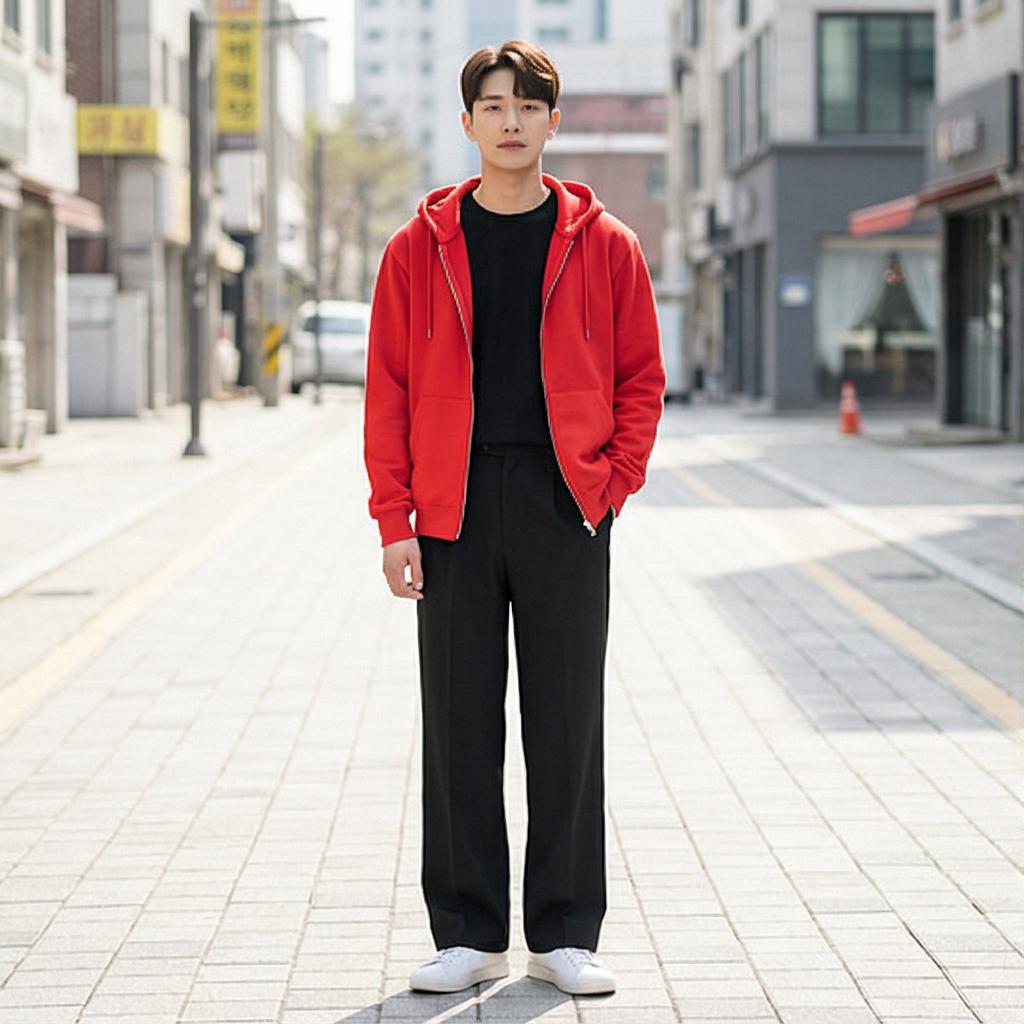 검정색 와이드 슬랙스: 세련된 무드의 데일리 스타일