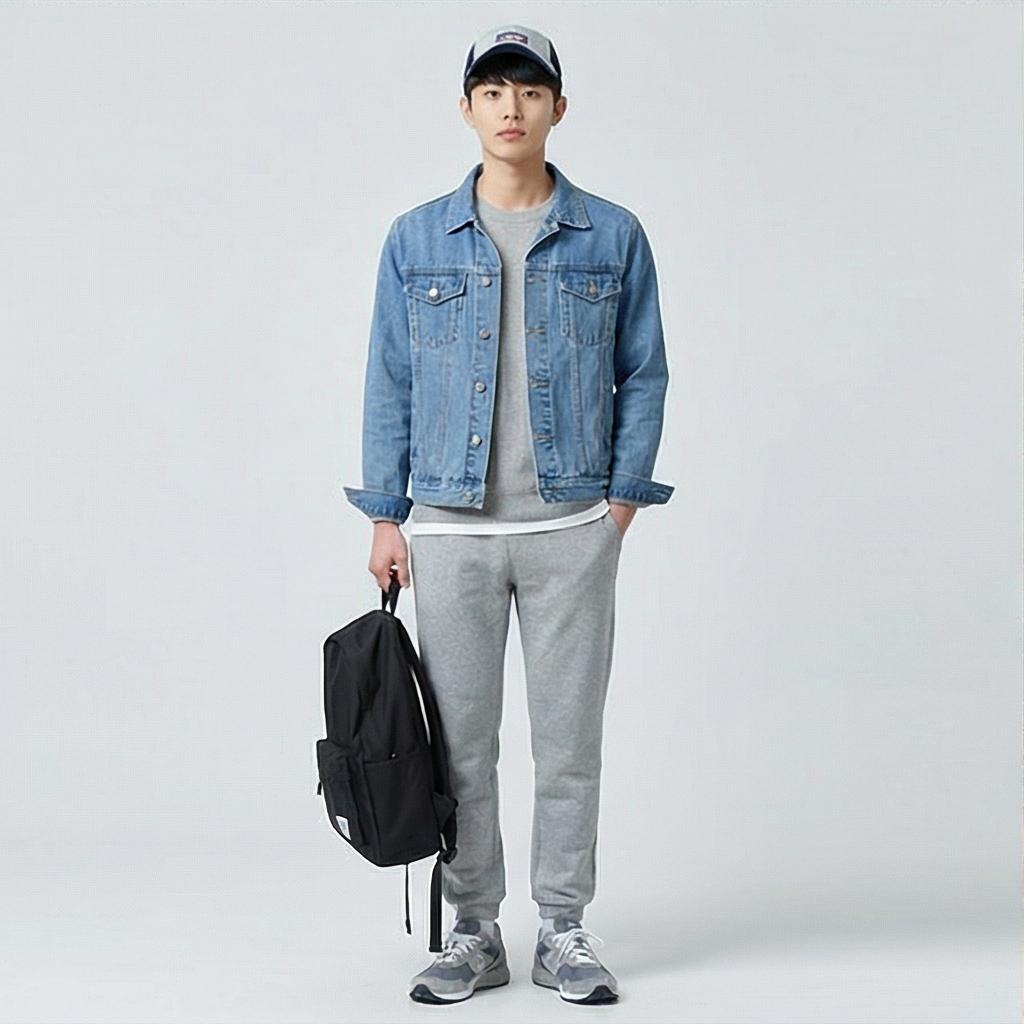 회색 조거 팬츠: 편안한 스타일