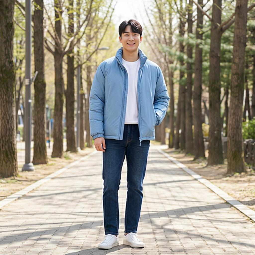 흰색 이너와 청바지: 실패 없는 데일리룩