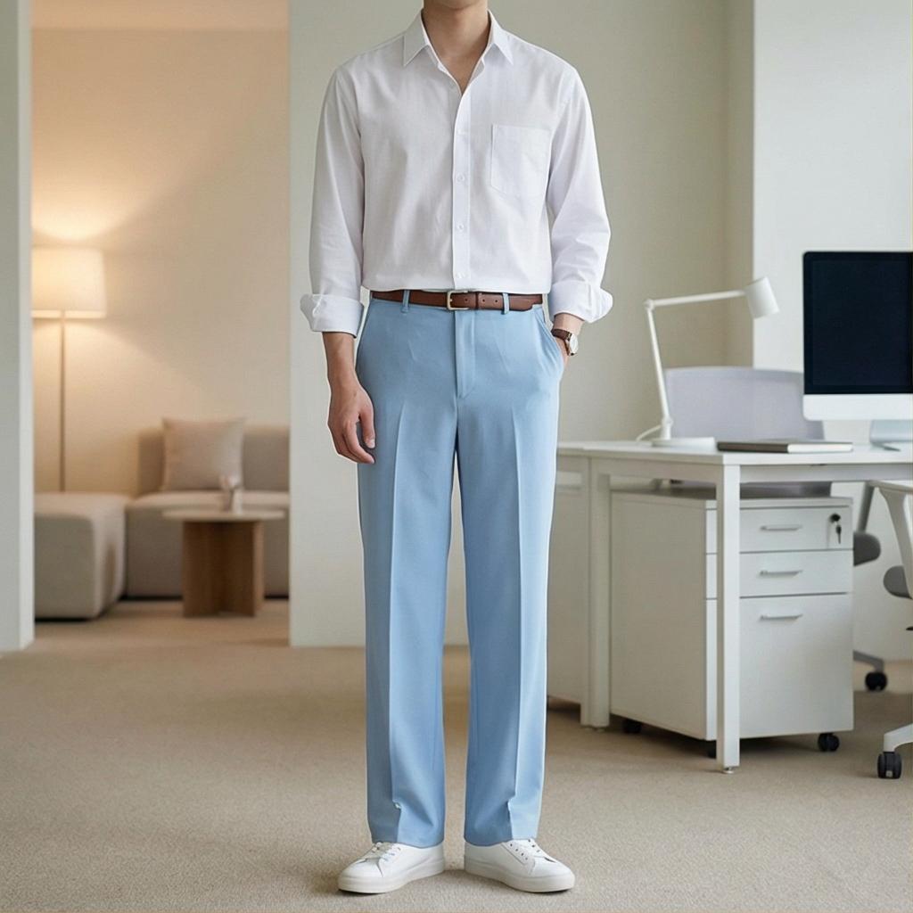 흰색 셔츠: 깔끔한 비즈니스 캐주얼 스타일