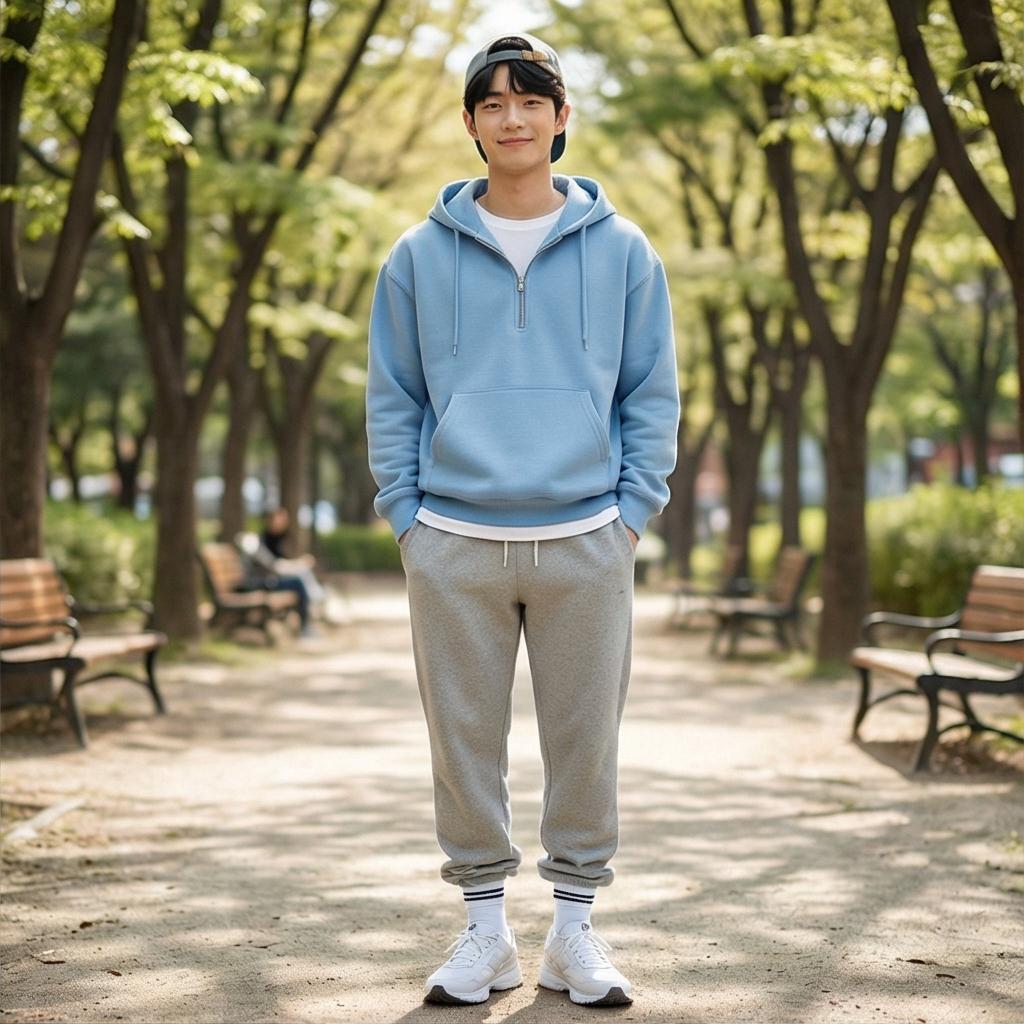 회색 조거 팬츠: 편안한 원마일 웨어 룩