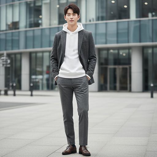 슬랙스 & 블레이저: 위트 있는 시티보이 룩