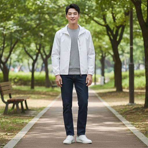 진청 데님 팬츠: 주말 나들이 산뜻 데일리룩