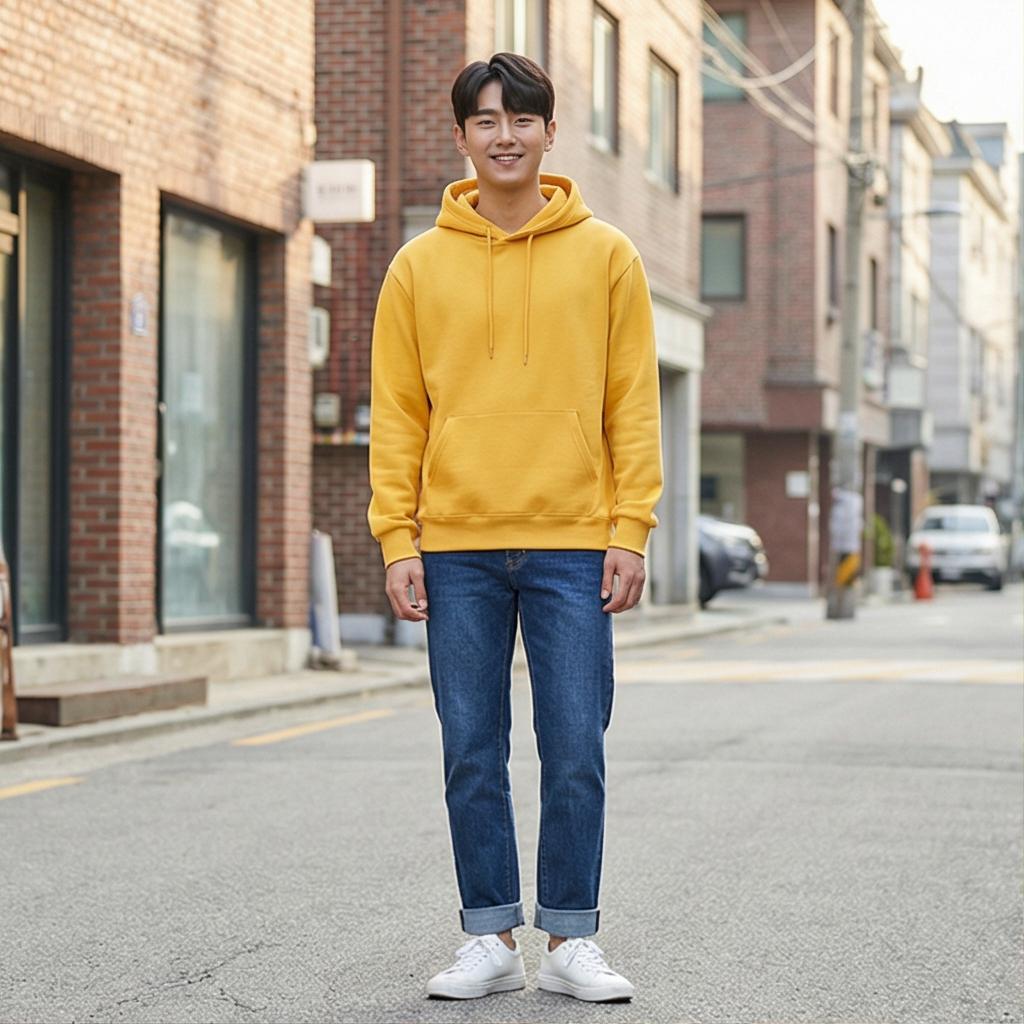 진청 데님 팬츠: 실패 없는 데일리룩