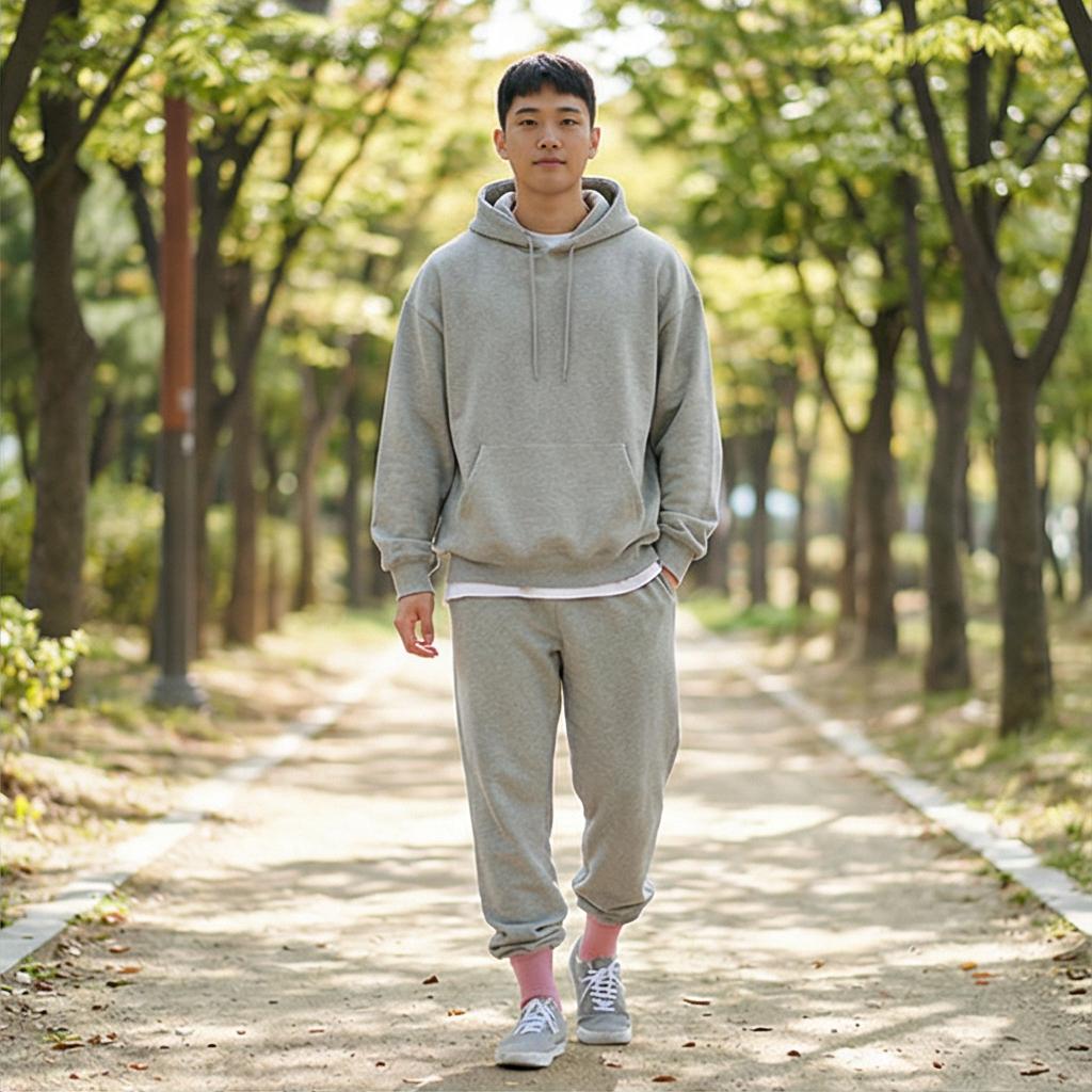 회색 조거 팬츠: 편안한 원마일 웨어 스타일