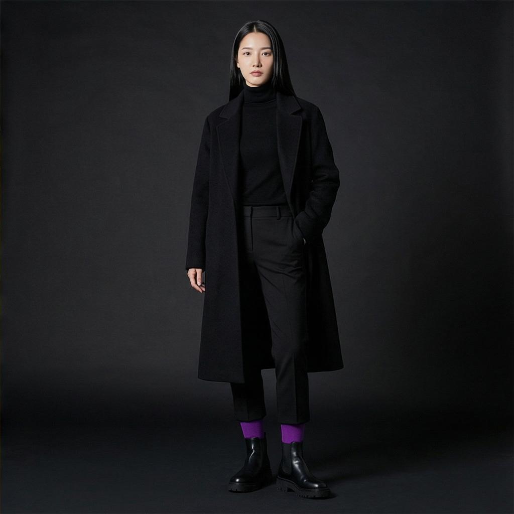 올블랙 패션: 시크한 미니멀 스타일