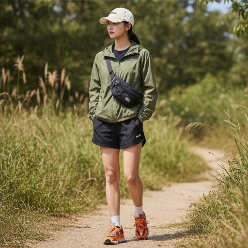 윈드브레이커(바람막이): 주말 나들이 룩