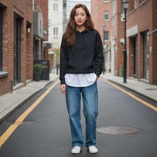 와이드 데님 팬츠: 꾸민 듯 안 꾸민 듯 세련된 캐주얼 스타일