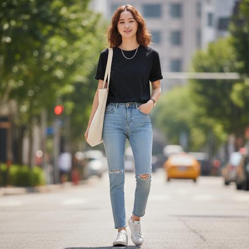 청바지: 실패 없는 기본 데일리룩