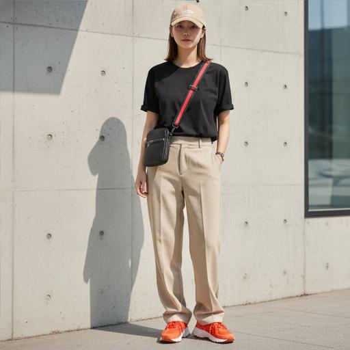 베이지 와이드 팬츠: 꾸민 듯 안 꾸민 듯 세련된 스타일