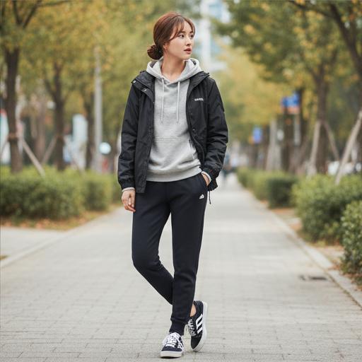 조거 팬츠: 스포티한 무드