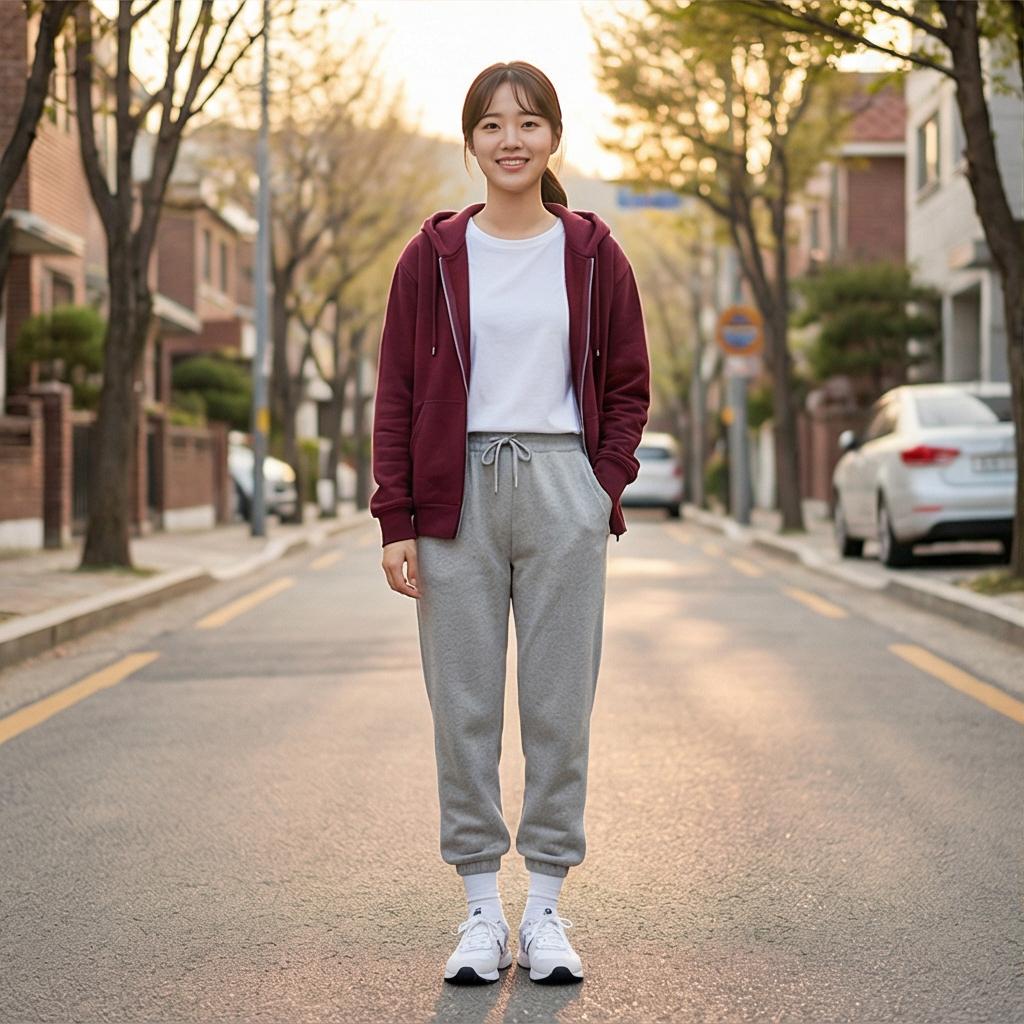 그레이 조거 팬츠: 편안한 원마일웨어 스타일