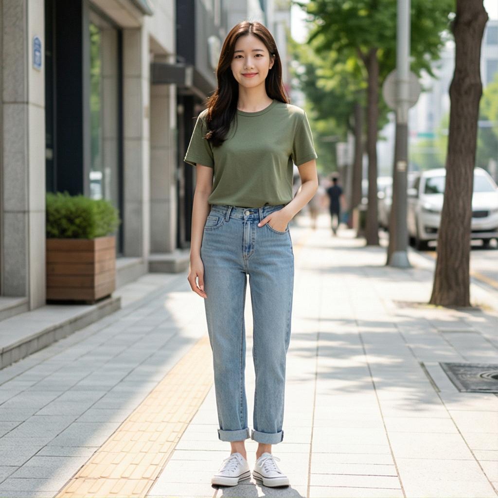 데님 팬츠: 산뜻한 데일리 스타일