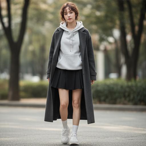 블랙 스커트: 젠더리스 믹스매치 룩