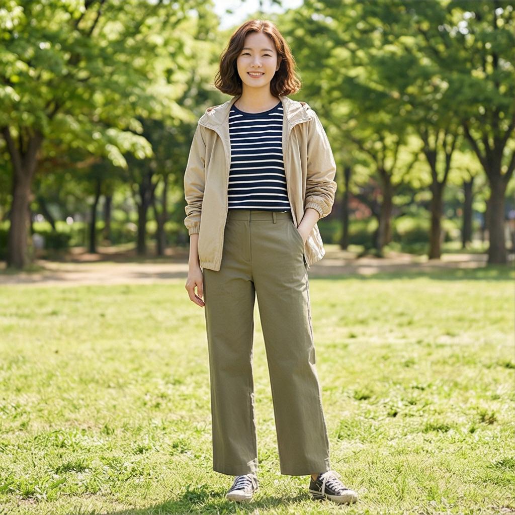 스트라이프 티셔츠: 경쾌한 주말 스타일