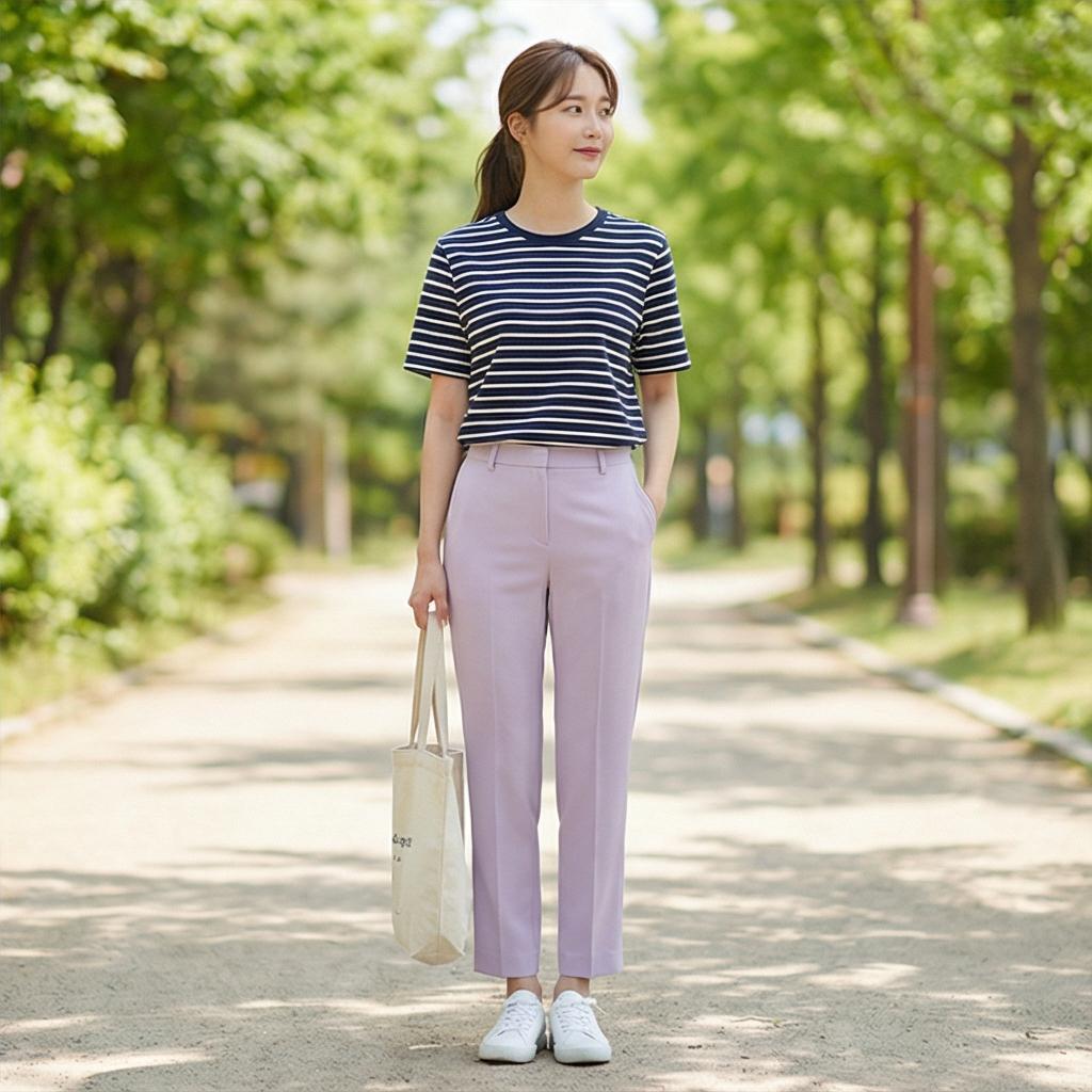 베이지 가디건: 부드럽고 온화한 데이트 룩