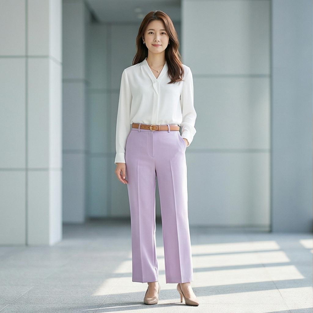 화이트 셔츠와 블라우스: 단정한 오피스 룩