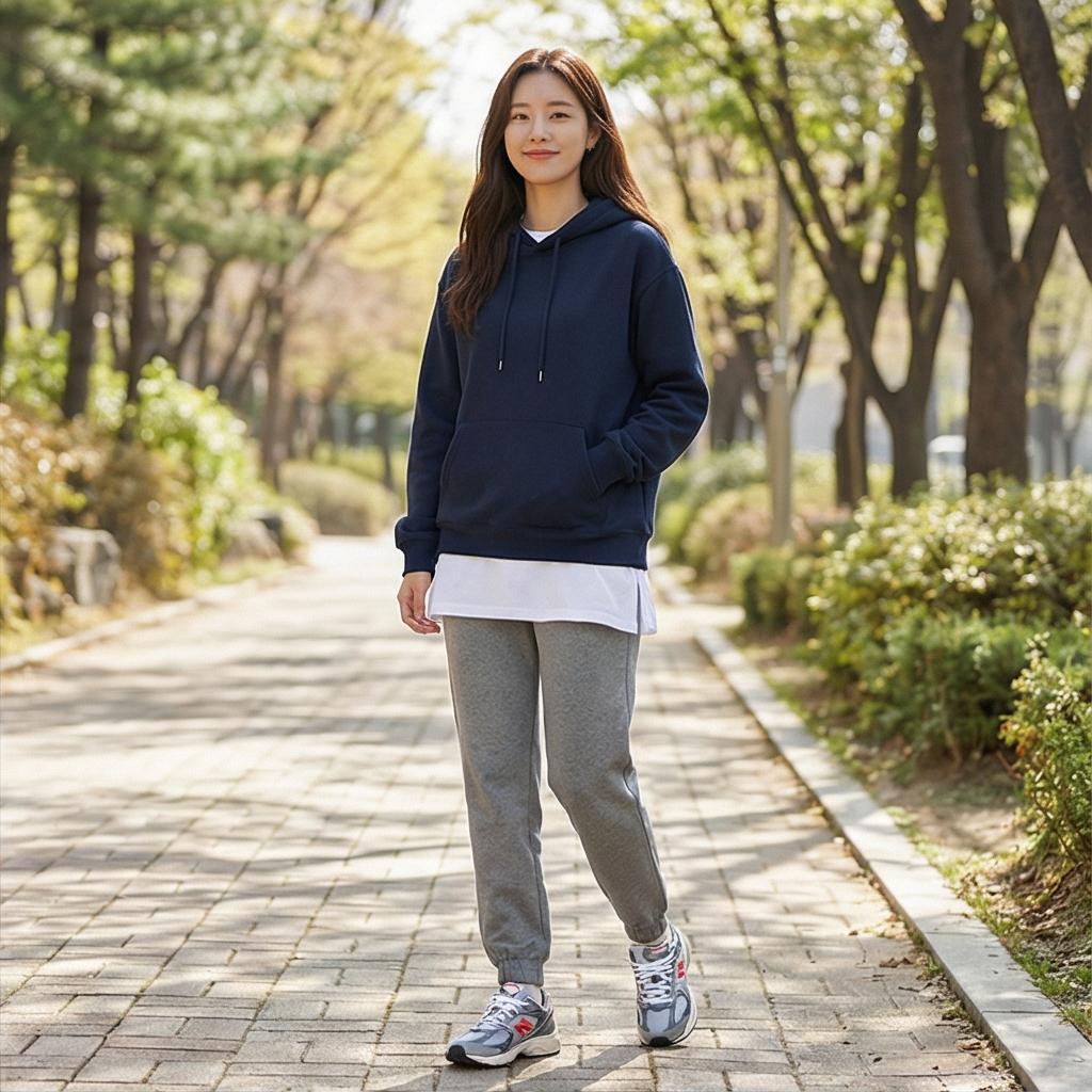 흰색 티셔츠: 레이어드 스타일